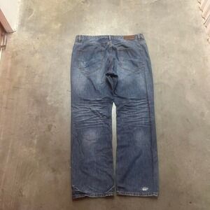 Y2K rocawear mens blue jeans baggy skater wide leg 90s hiphop 40